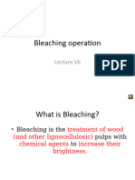Bleaching Operation