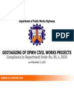 Geotagging of DPWH Civil Works Projects As of December 31, 2023