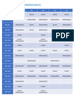 Horario Adulto