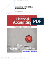 Dwnload Full Financial Accounting 13th Edition Warren Solutions Manual PDF