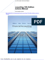 Dwnload Full Financial Accounting 15th Edition Williams Solutions Manual PDF