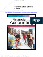 Dwnload Full Financial Accounting 15th Edition Warren Test Bank PDF
