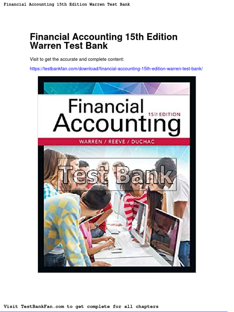 Dwnload Full Financial Accounting 15th Edition Warren Test Bank PDF