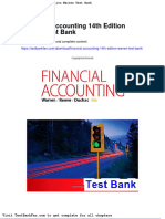 Dwnload Full Financial Accounting 14th Edition Warren Test Bank PDF
