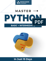 Master Python Basic To Inter in 15 Days Version01