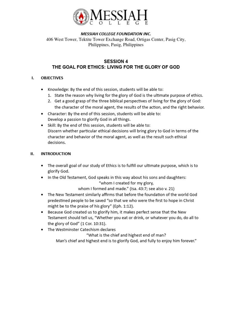 session-4-the-goal-of-ethics-pdf-glory-religion-jesus