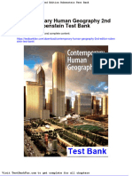 Dwnload Full Contemporary Human Geography 2nd Edition Rubenstein Test Bank PDF