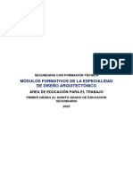 Modulo Formativo - Diseño Arquitectonico