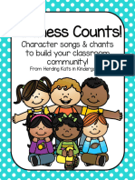 Kindness Counts!: Character Songs & Chants To Build Your Classroom Community!