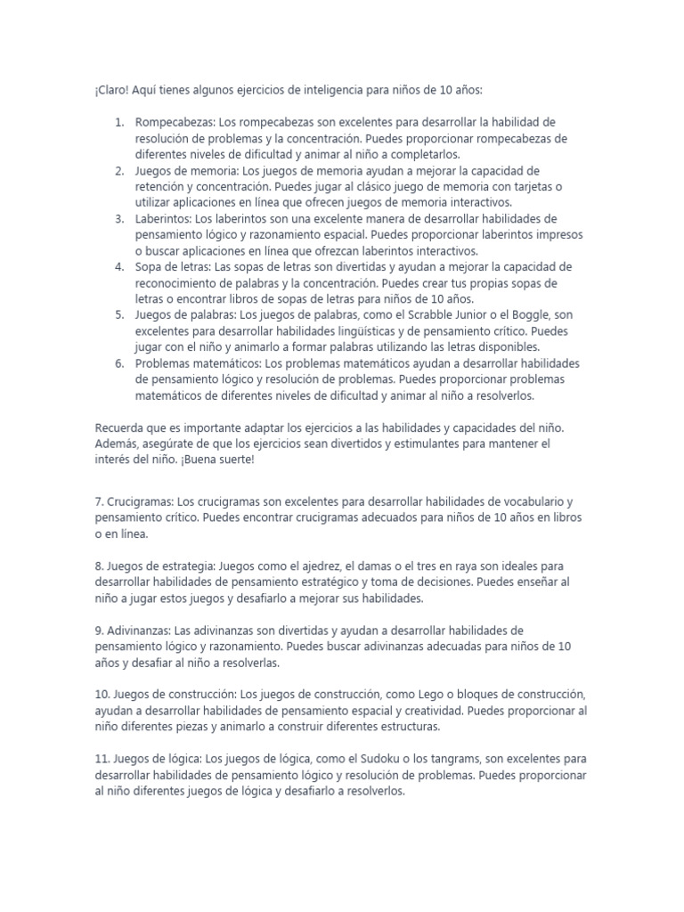 Juegos de Inteligencia Emocional | PDF | Las emociones | Pensamiento
