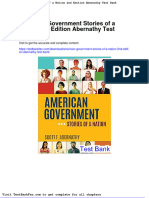 Dwnload full American Government Stories of a Nation 2nd Edition Abernathy Test Bank pdf
