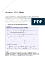 Integrales Generalisees Cours