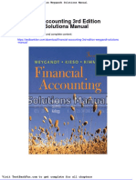Dwnload Full Financial Accounting 3rd Edition Weygandt Solutions Manual PDF