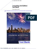 Dwnload full Financial Accounting 3rd Edition Spiceland Test Bank pdf