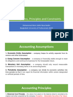 Accounting Principles and Assumptions