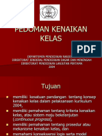 Pedoman Kenaikan Kelas