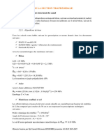 Dimensionnement Structure Des Cannaux