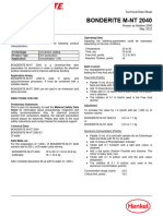 BONDERITE M NT 2040 铝合金酸洗钝化二合一英文说明书