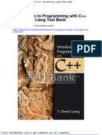 Dwnload Full Introduction To Programming With C 3rd Edition Liang Test Bank PDF
