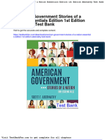 Dwnload Full American Government Stories of A Nation Essentials Edition 1st Edition Abernathy Test Bank PDF
