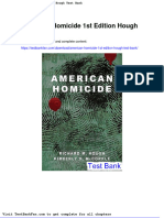 Dwnload Full American Homicide 1st Edition Hough Test Bank PDF