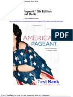 Dwnload Full American Pageant 15th Edition Kennedy Test Bank PDF