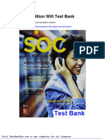 Dwnload Full Soc 4th Edition Witt Test Bank PDF