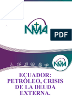 Diapositivas 2do Ecuador, Petróleo Crisis de La Deuda Externa 18-01-2024