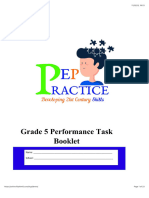 Google Classroom - Grade 5 Pep Practice Performance Task Booklet Pages 1-23 - Flip PDF Download - FlipHTML5