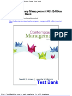 Dwnload Full Contemporary Management 8th Edition Jones Test Bank PDF