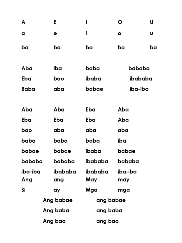 Babasahin 2 | PDF