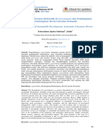 Pemerintahan Berbasis Elektronik (E-Government) Dan Pembangunan Berkelanjutan: Reviu Literatur Sistematis