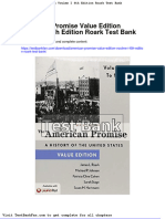 Dwnload Full American Promise Value Edition Voulme I 6th Edition Roark Test Bank PDF