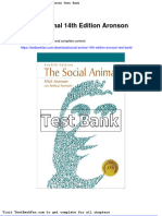 Dwnload Full Social Animal 14th Edition Aronson Test Bank PDF