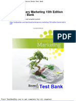 Dwnload Full Contemporary Marketing 15th Edition Boone Test Bank PDF