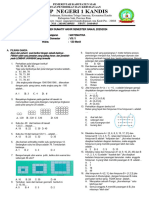 Format Soal Pas MTK 8 2023