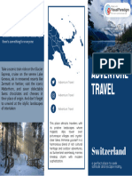 Adventure Travel To Swissland Brochure