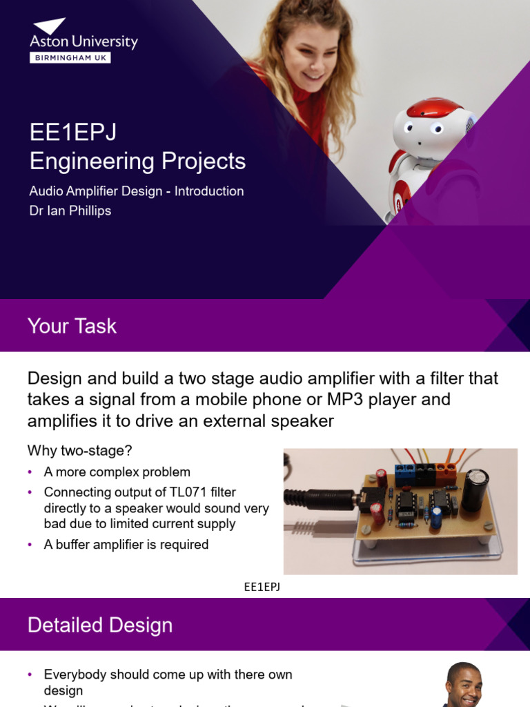 Audio Amplifier Project Guide | PDF | Amplifier | Power Supply