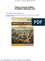 Dwnload Full Americas History Concise Edition Volume 1 9th Edition Edwards Test Bank PDF