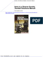 Dwnload Full Social Problems in A Diverse Society 3rd Edition Kendall Solutions Manual PDF