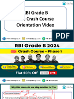 Live Crash Course RBI Grade B 2024 Orentation Video Lyst7198 Lyst6243