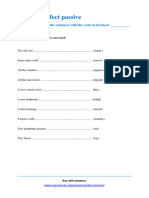 Present Perfect Passive Exercise 1