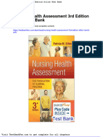 Dwnload Full Nursing Health Assessment 3rd Edition Dillon Test Bank PDF