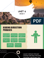 (Grade 5) Unit 6 - Asking & Giving Direction-1