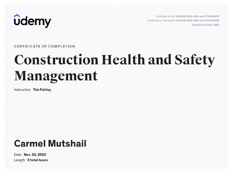 WHAT IS HEALTH AND SAFETY CERTIFICATION visual data 2