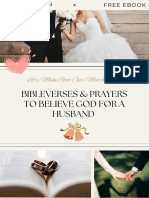 Bibleverses & Prayers To Believe God For A Husband: Let's Make God Our Matchmaker!