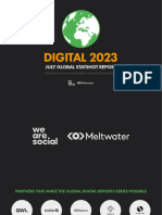 Meltwater - Digital 2023 July Global Statshot Report