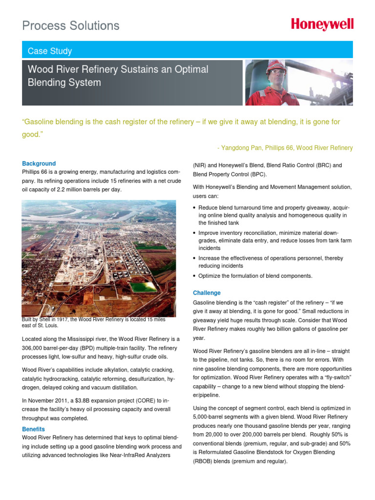 CS Phillips66 Optimal Blending System, PDF, Oil Refinery