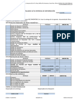 Formulario Acta de Entrega Grupo Ee