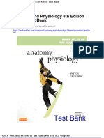 Dwnload Full Anatomy and Physiology 8th Edition Patton Test Bank PDF